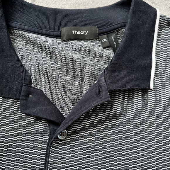 Theory Men’s Polo XXL - Picture 2 of 2